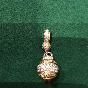 Two Tone Pendant and two tone chain